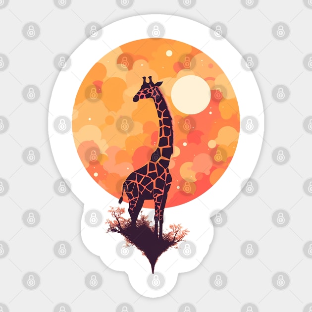 giraffe Sticker by skatermoment